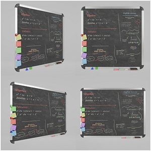 Professional Metal Blackboard Duo - Customizable Writing Board Set