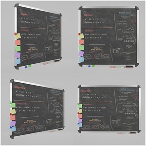 Professional Metal Blackboard Duo - Customizable Writing Board Set