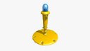 Game Ready Runway edge light - Omnidirectional - Low poly