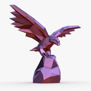 3D eagle figure