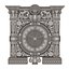 Reloj de Pared Clásico 015 Dorado