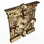 Reloj de Pared Clásico 015 Dorado