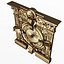 Reloj de Pared Clásico 015 Dorado