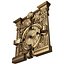 Reloj de Pared Clásico 015 Dorado