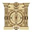 Reloj de Pared Clásico 015 Dorado