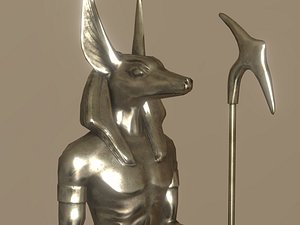 3D Anubis Statue 3d model ready for print