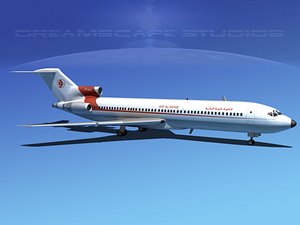3d boeing 727 727-200 model