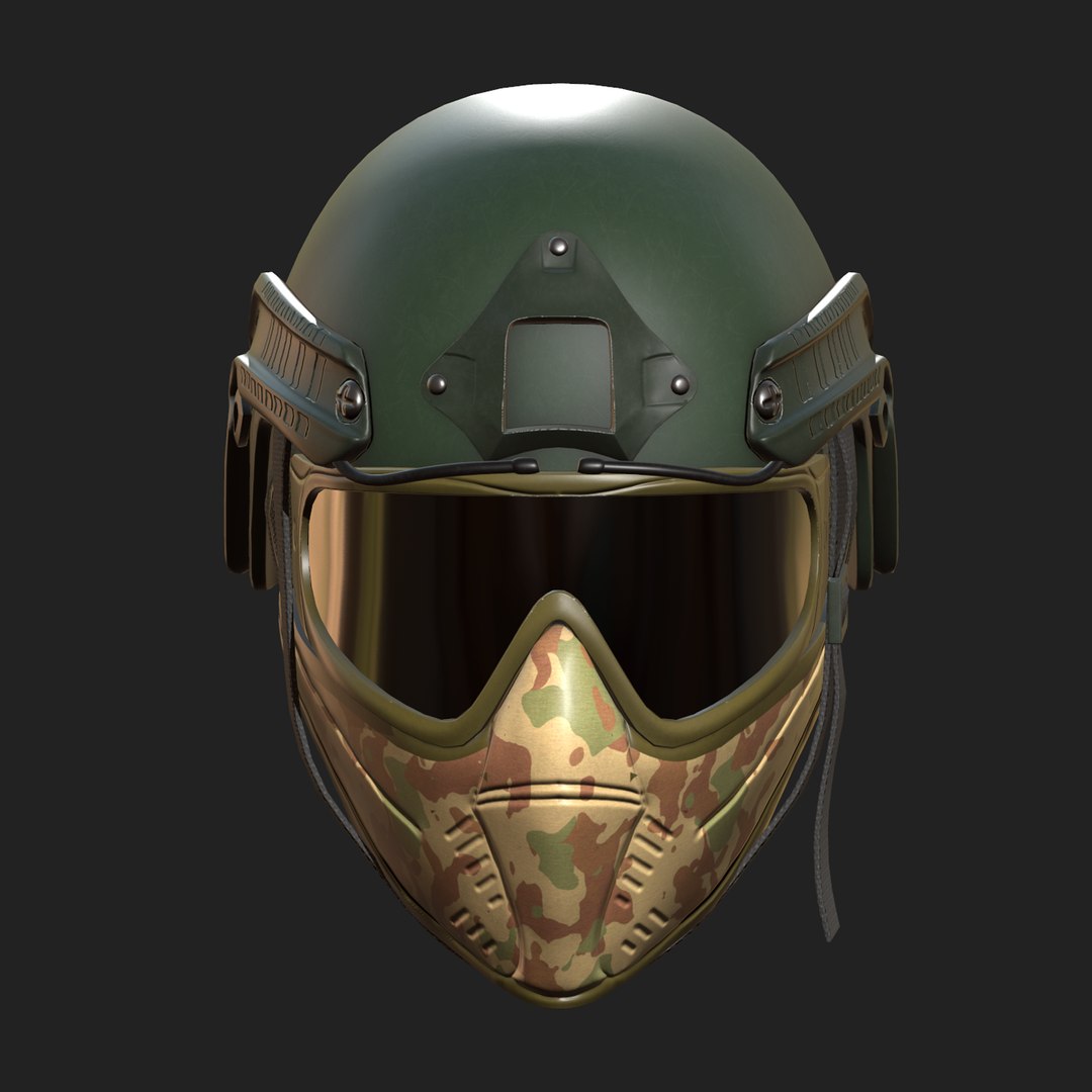 3D helmet mask - TurboSquid 1561567