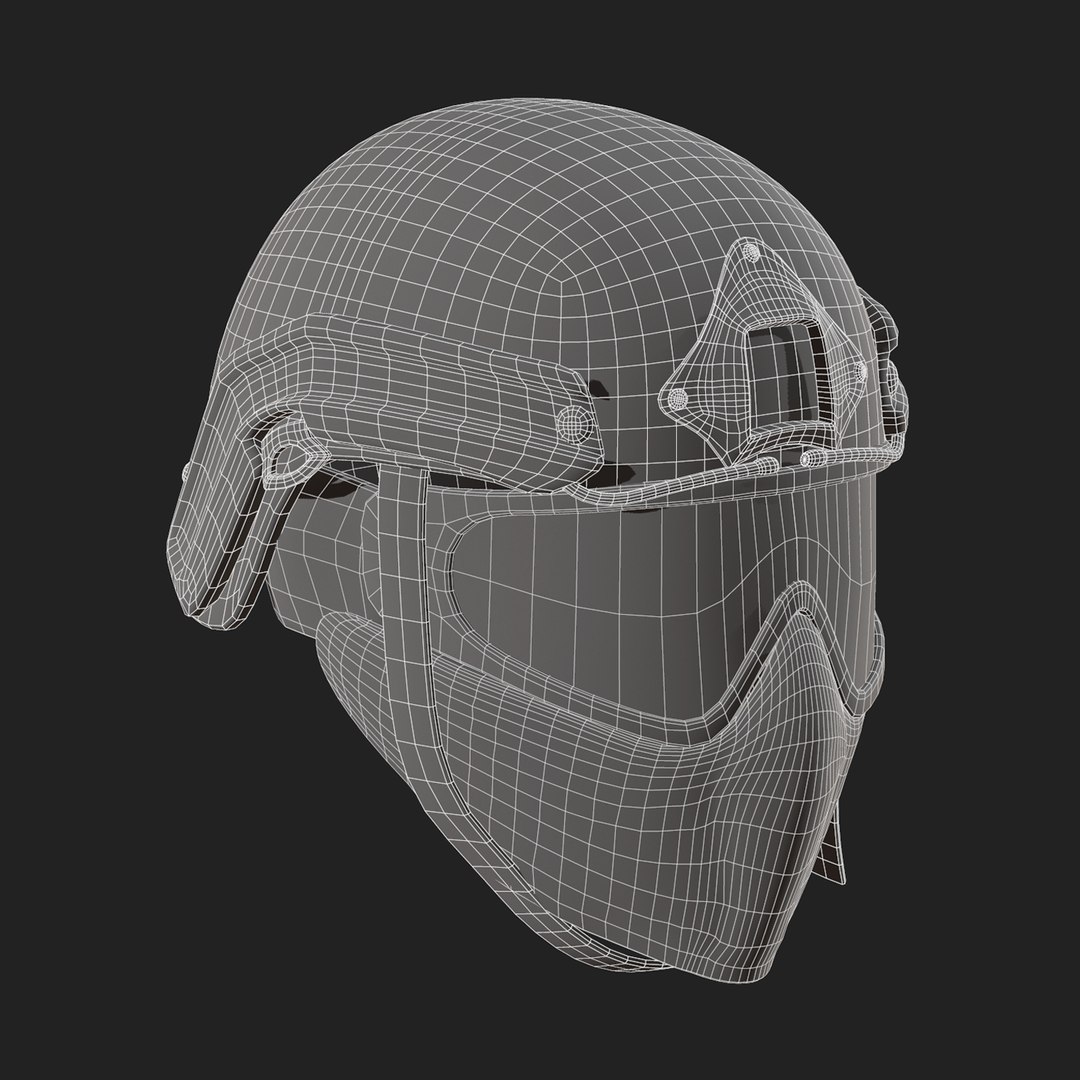 3D helmet mask - TurboSquid 1561567