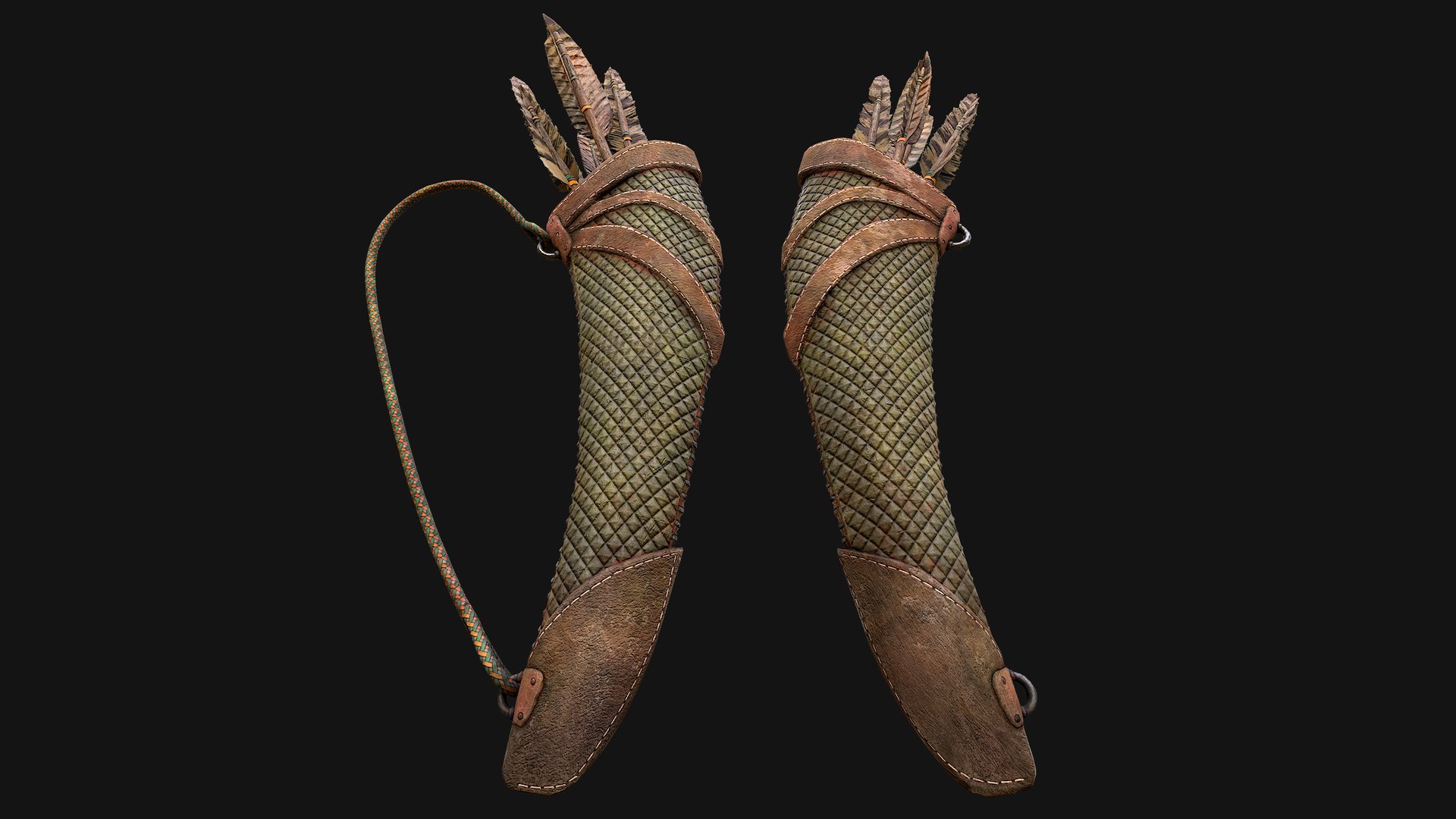 Arrow Quiver Medieval Weapons Bow Crossbow Ammunition 3D model https://p.turbosquid.com/ts-thumb/gt/cWzLU9/SS/quivergreenimg22/png/1758099815/1920x1080/fit_q87/89bf518f23f8bb0d51a235c8ff041b1dbfd75dcc/quivergreenimg22.jpg