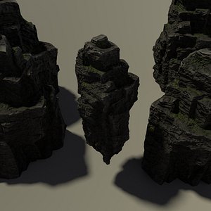 mountain rock 1 nature 3D model