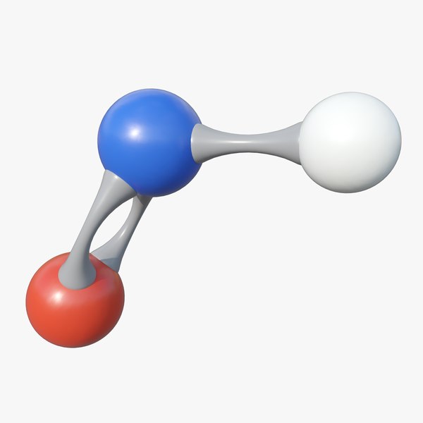 3D model Nitroxyl Molecule With PBR 4K 8K