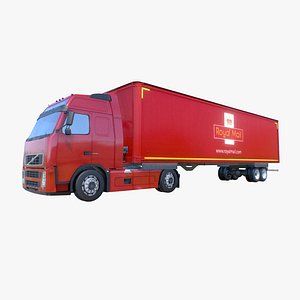 Volvo FH 12 Royal Mail Semi-Trailer Truck