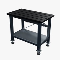 Slatted Welding Workbench 1050x610mm Configuration 02