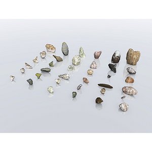 3d model boulders stone
