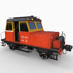 Soviet Railroad Trolley MK2-15 3D