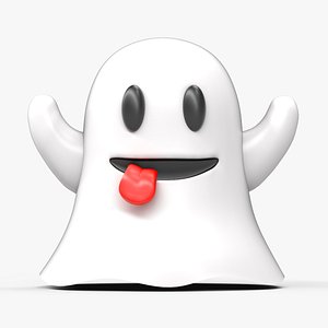 ghost emoji 3D