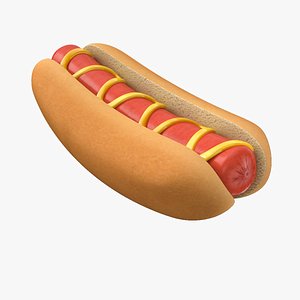 Hot Dog Sandwich 03 3D Model