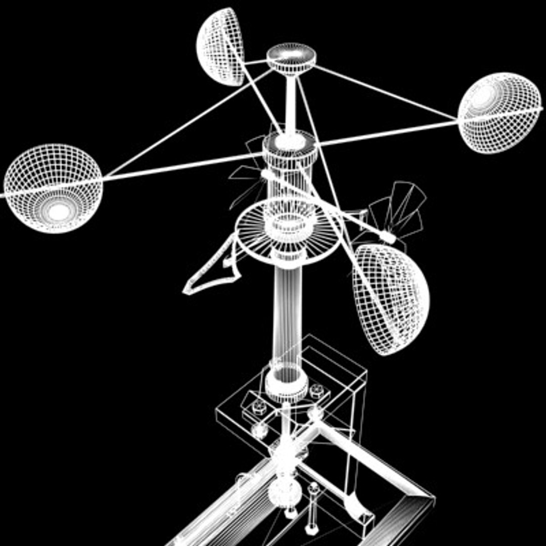 3d model anemometer