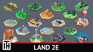 Land 2E 3D model