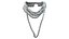 Collier cordon multi-rangs