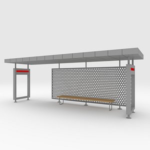 Bus Shelter 1 model