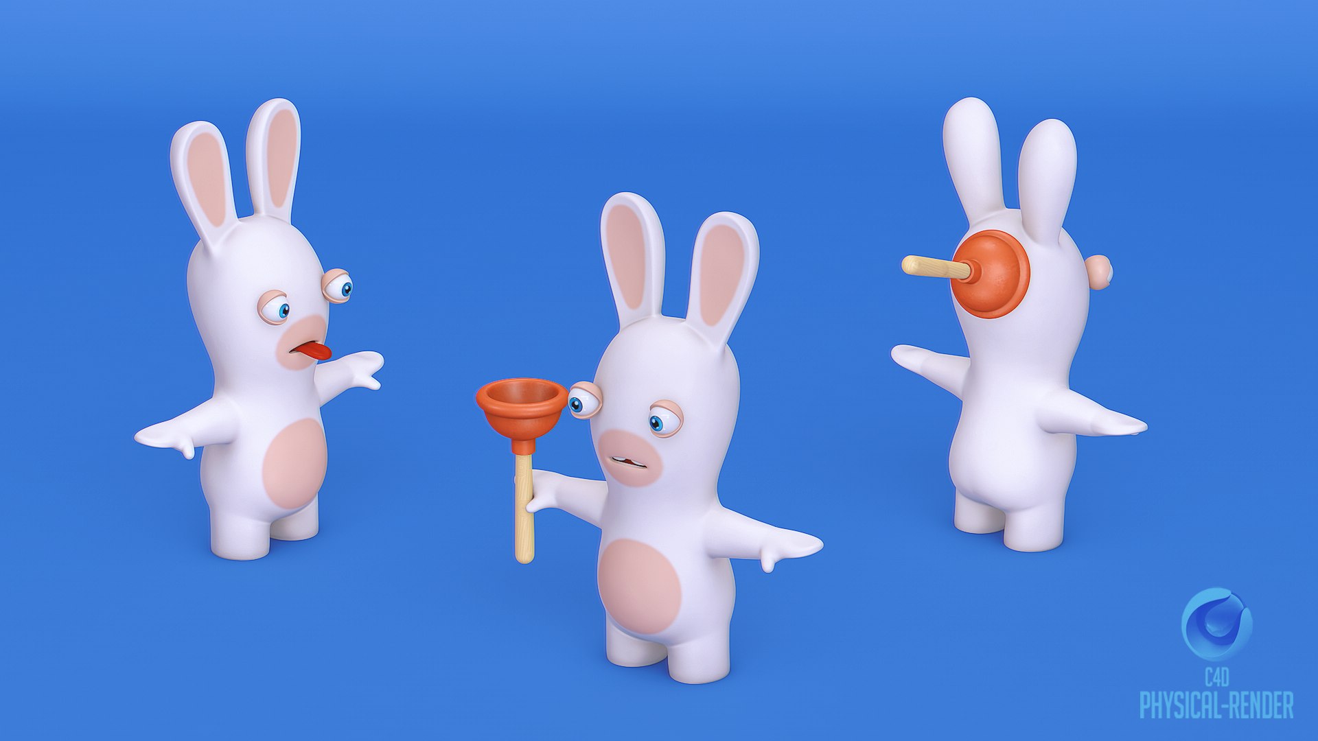 Rabbids Character Collection 8K 3D model - TurboSquid 1773612