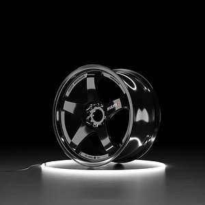 3D NISMO LMGT4 Car wheel model