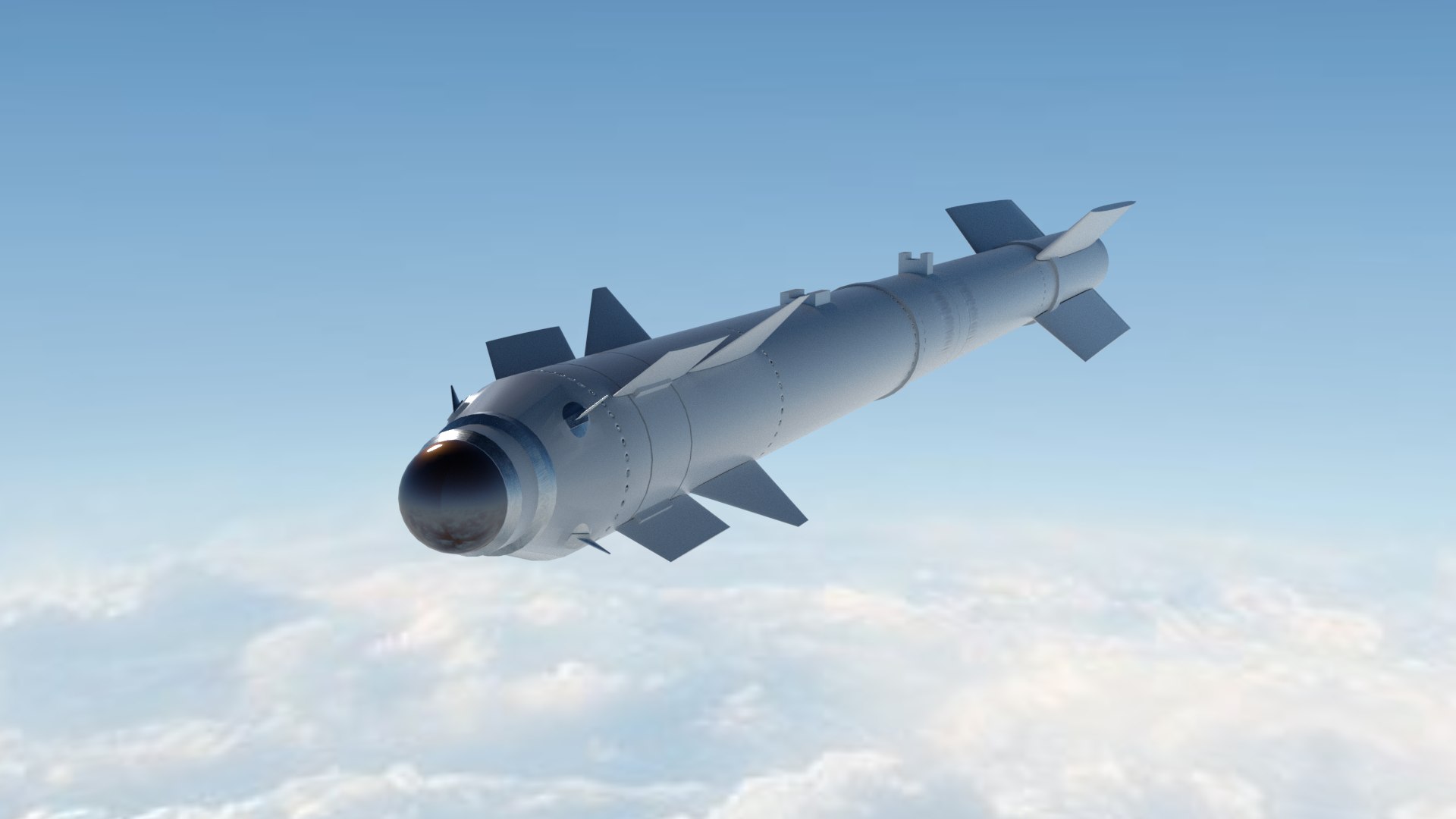 3D Missile Model - TurboSquid 1620664