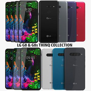 3D model realistic lg g8 thinq