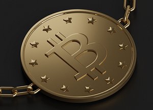 3D Bitcoin With Chain model