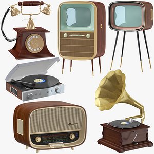 Vintage Home Devices Collection 3D model
