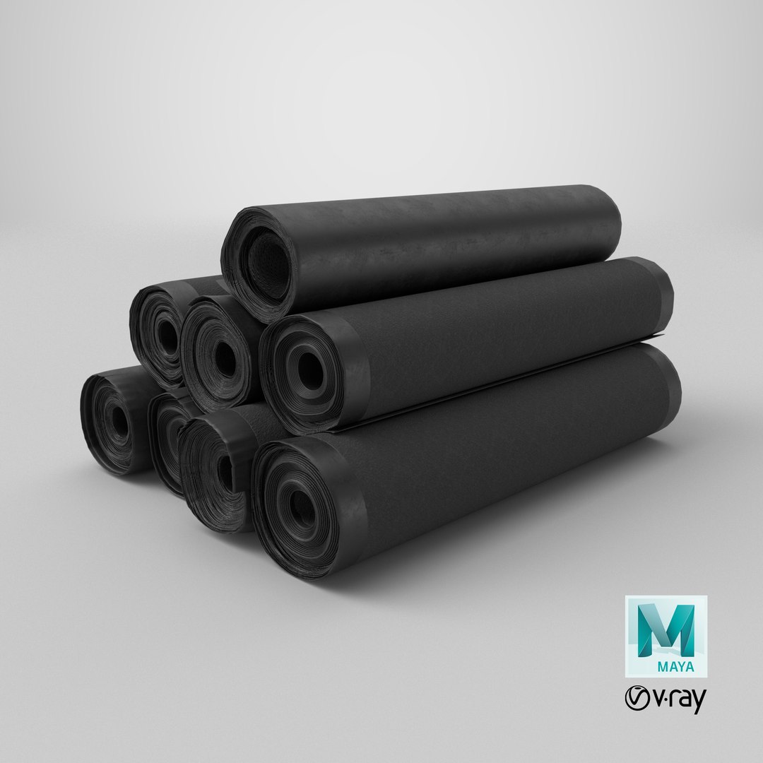 3D Bitumen Roofing Membrane Roll https://p.turbosquid.com/ts-thumb/gu/JvXYD5/VY/stemcell_maya_vray_render/png/1787142561/1920x1080/fit_q87/6292021c413fe0d29f52dcd20b018f300e76b80f/stemcell_maya_vray_render.jpg