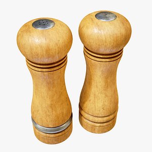 3D salt pepper cellar model
