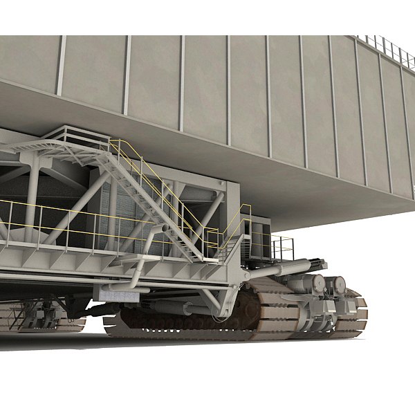 3d mobile launch platform crawler