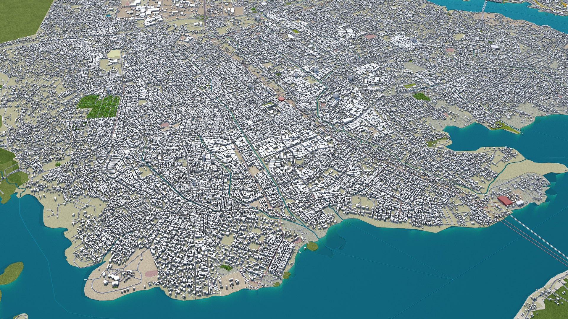 3D model Abidjan Ivory Coast - TurboSquid 1719182