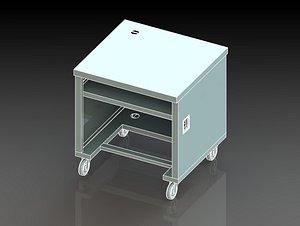 3D cash box model