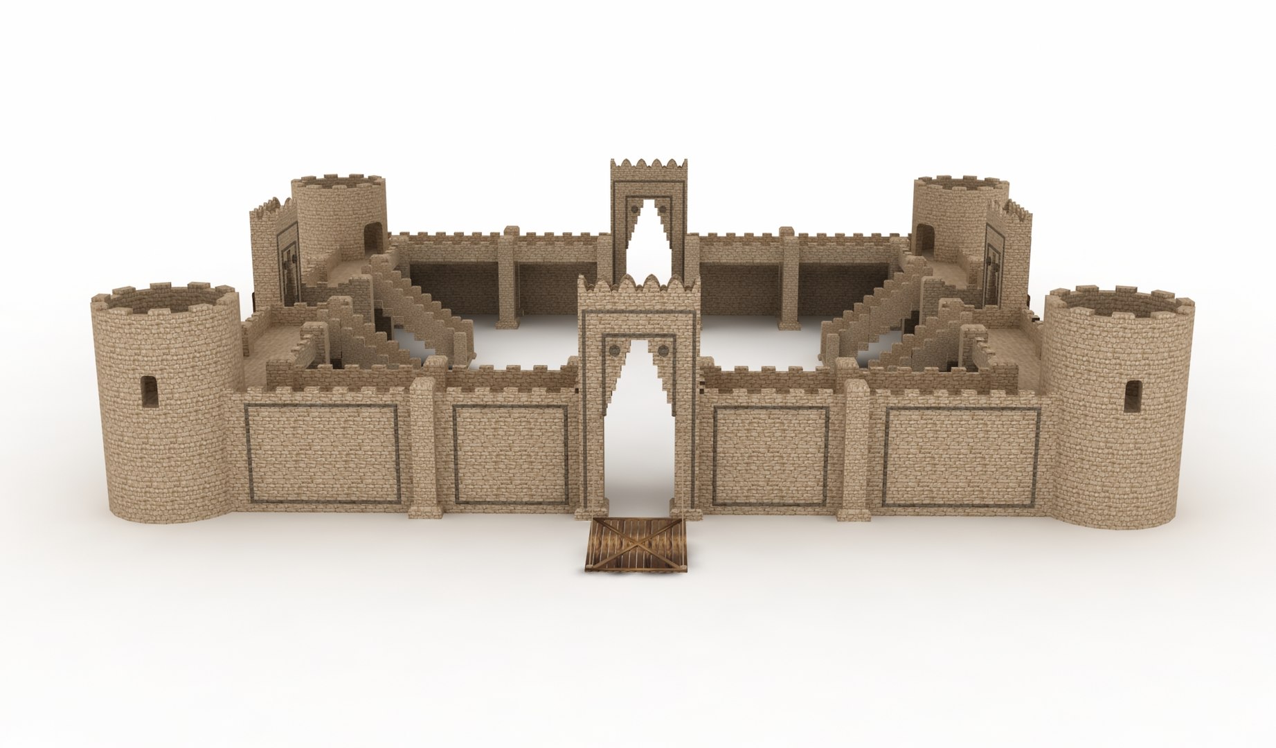 3d Model Castle Old - Turbosquid 1360913