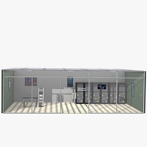 Server Room & Quantum Processor Laboratory