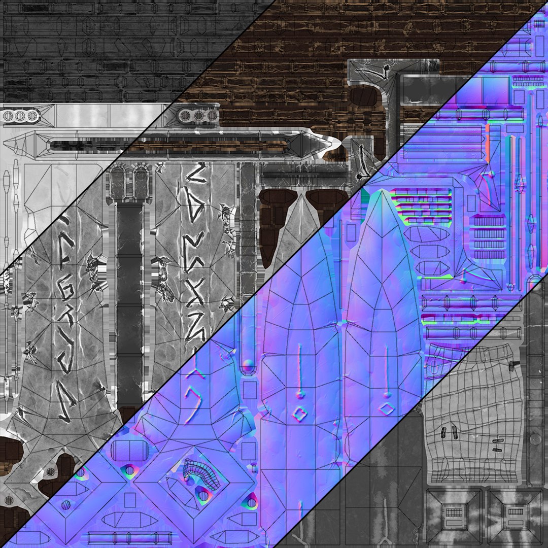 Old Rune Sword 3D - TurboSquid 2008347