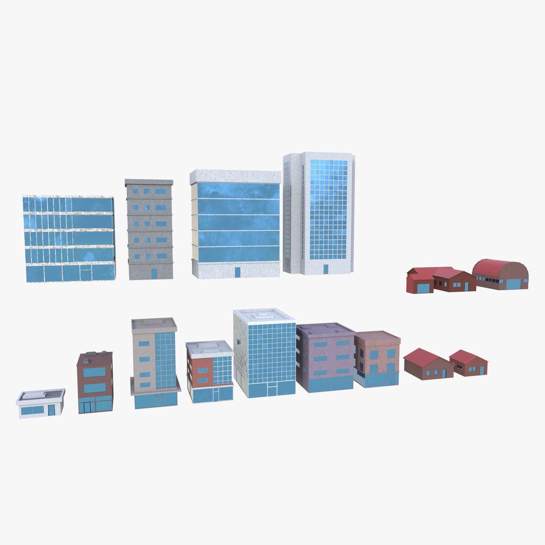 City Building Model - TurboSquid 1898336