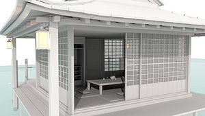 3D japanese house model