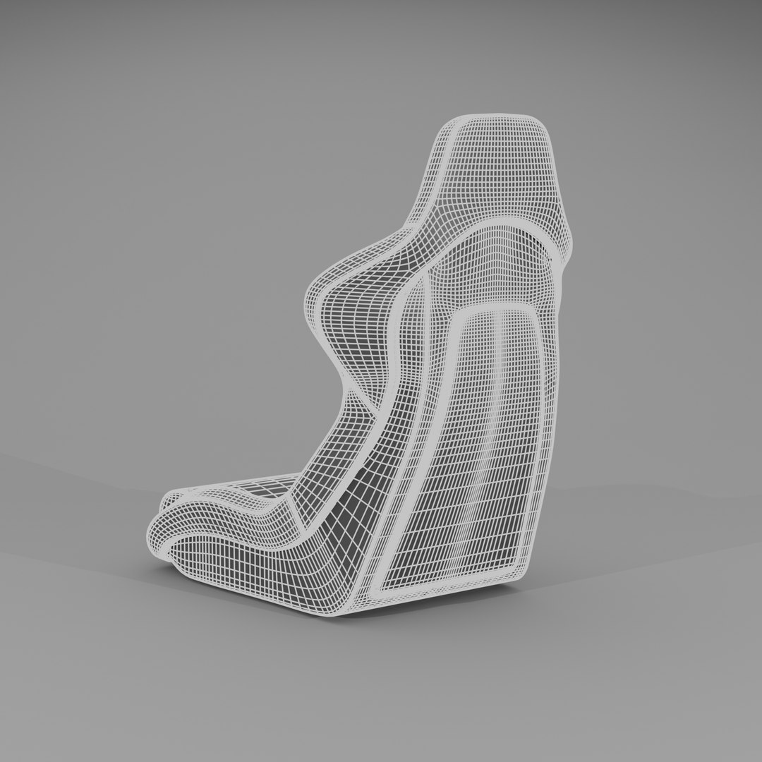 3D Cobra Nogaro Street Bucket Seat Black 3D Model - TurboSquid 2641832