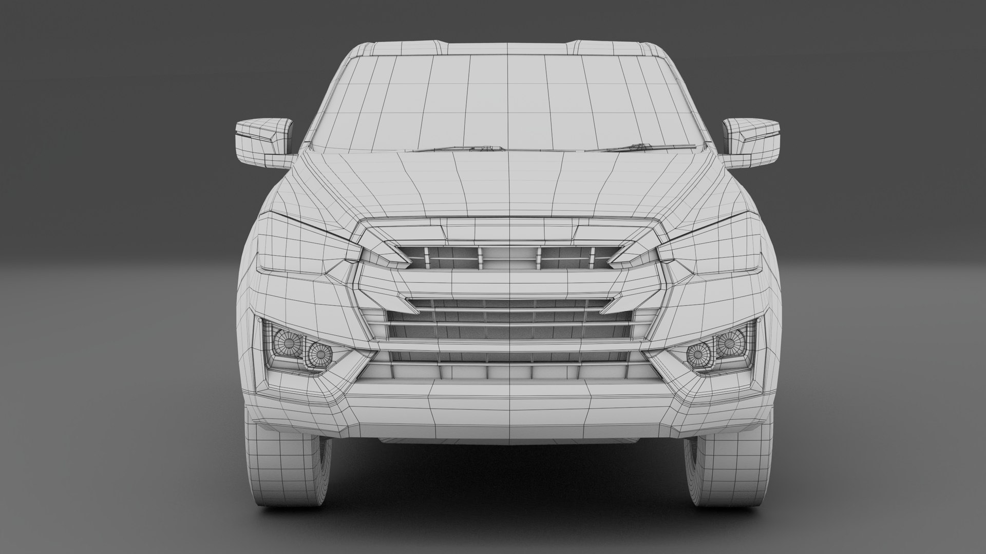 Logo Arrière 3D Rouge Pour Isuzu DMAX - Emblème Adhésif Design Proéminent
