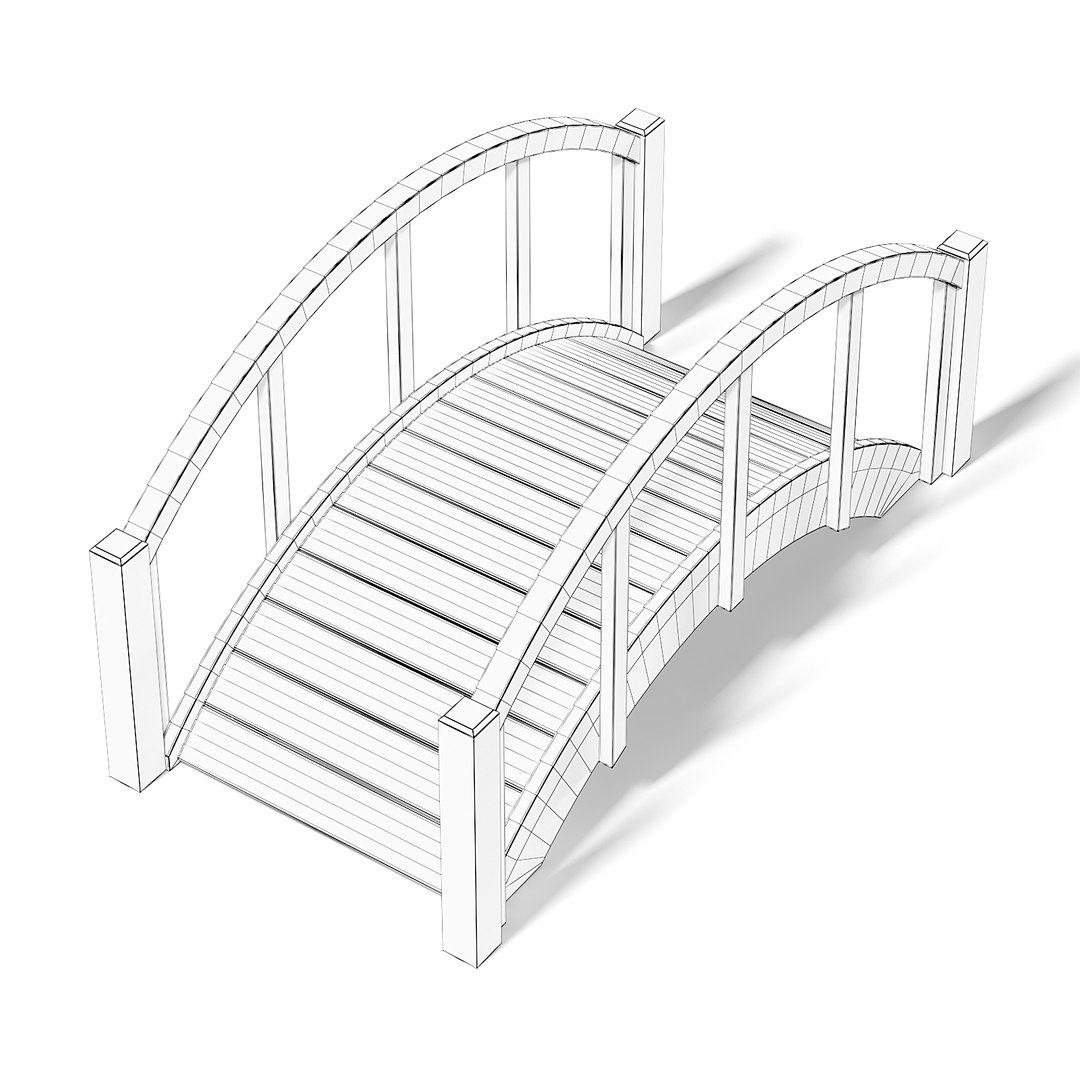 Free 3D Small Bridge Dark Model - TurboSquid 1339811