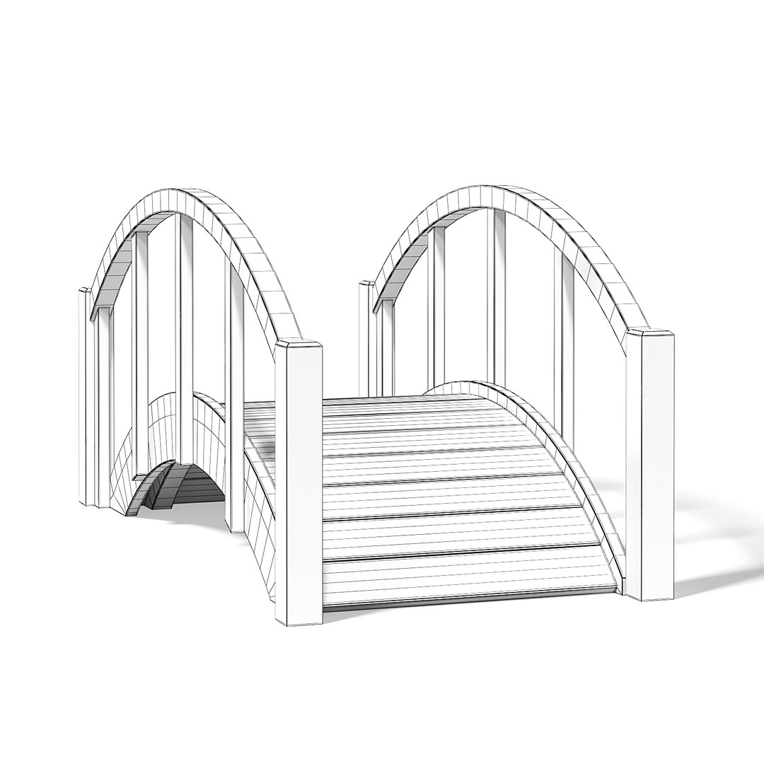 Free 3D Small Bridge Dark Model - TurboSquid 1339811