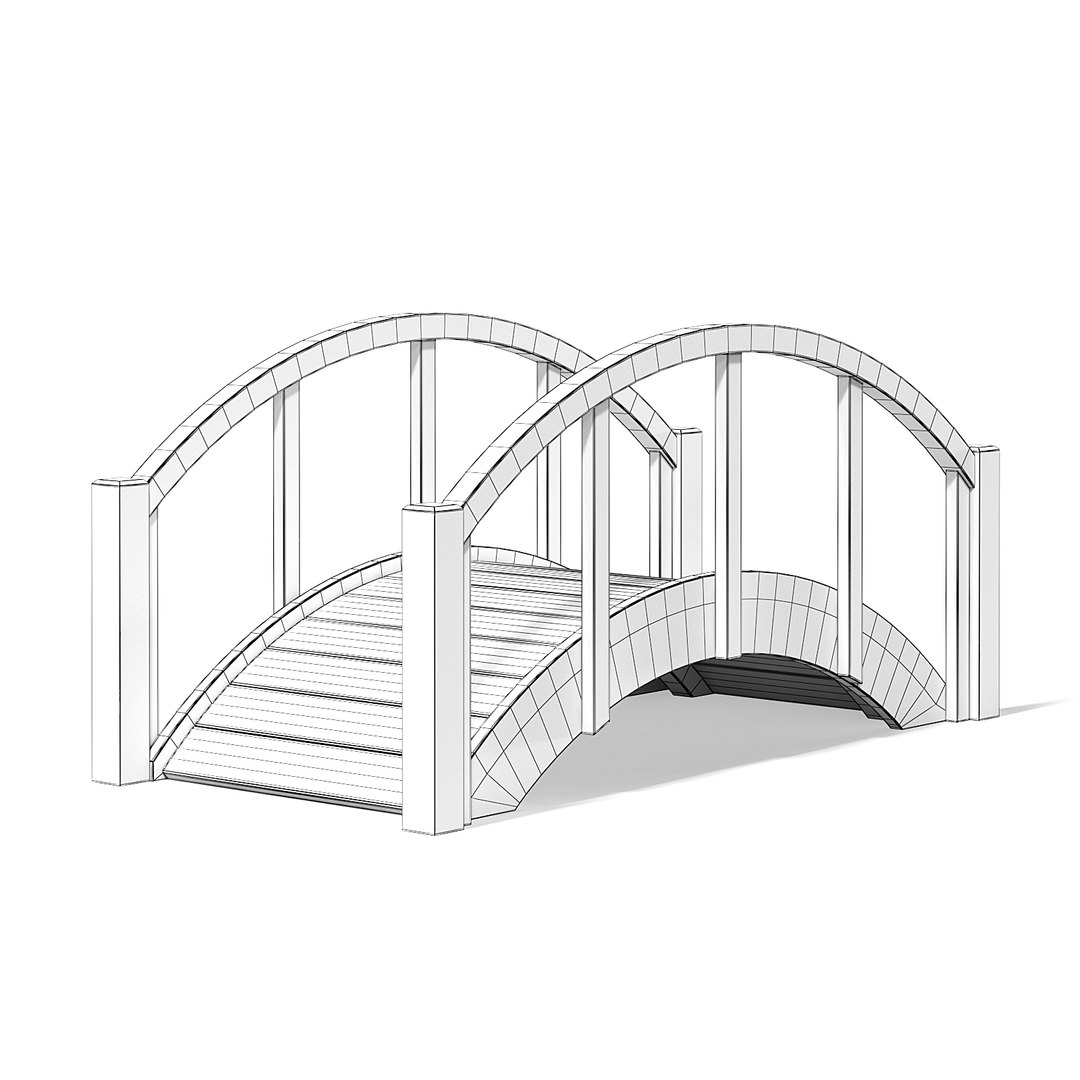 Free 3D Small Bridge Dark Model - TurboSquid 1339811
