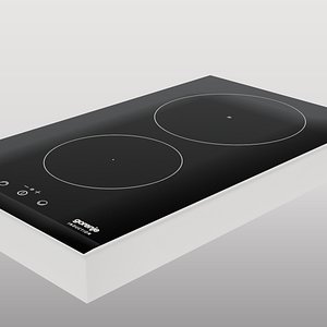 Modern Induction Cooktop 3D model