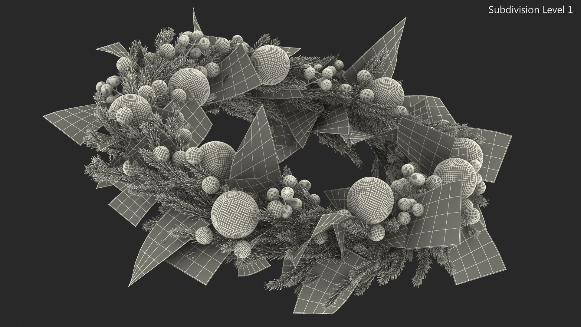 3D Christmas Wreath with Berries https://p.turbosquid.com/ts-thumb/gu/fw7h1l/A9/christmaswreathwithberriesc4dmodel017/jpg/1637577120/1920x1080/fit_q87/683e8f111e69a80455c8ba8e21fbc8f9e3c6bc1a/christmaswreathwithberriesc4dmodel017.jpg