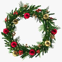 Christmas Wreath with Berries